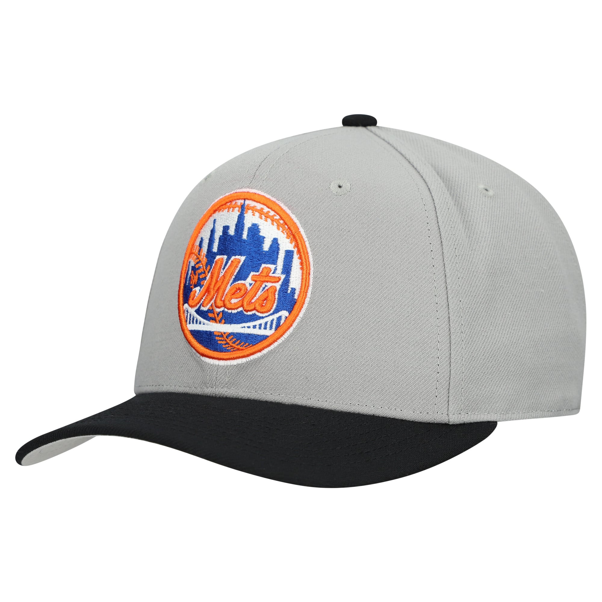 Casquette à pression Pro Crown des Mets MLB Mnc Basic Coop V100492, chapeau HP14806-NYMGREY #30